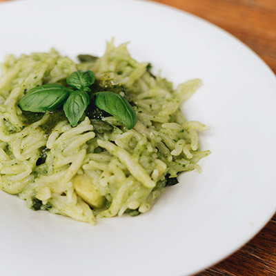 pasta pesto fagiolini