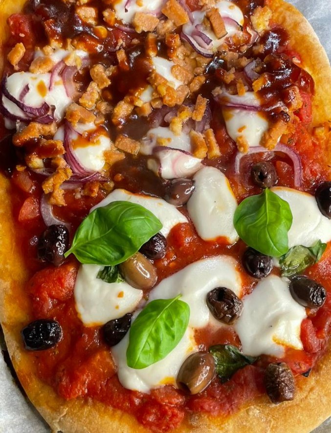 Pizza senza latticini