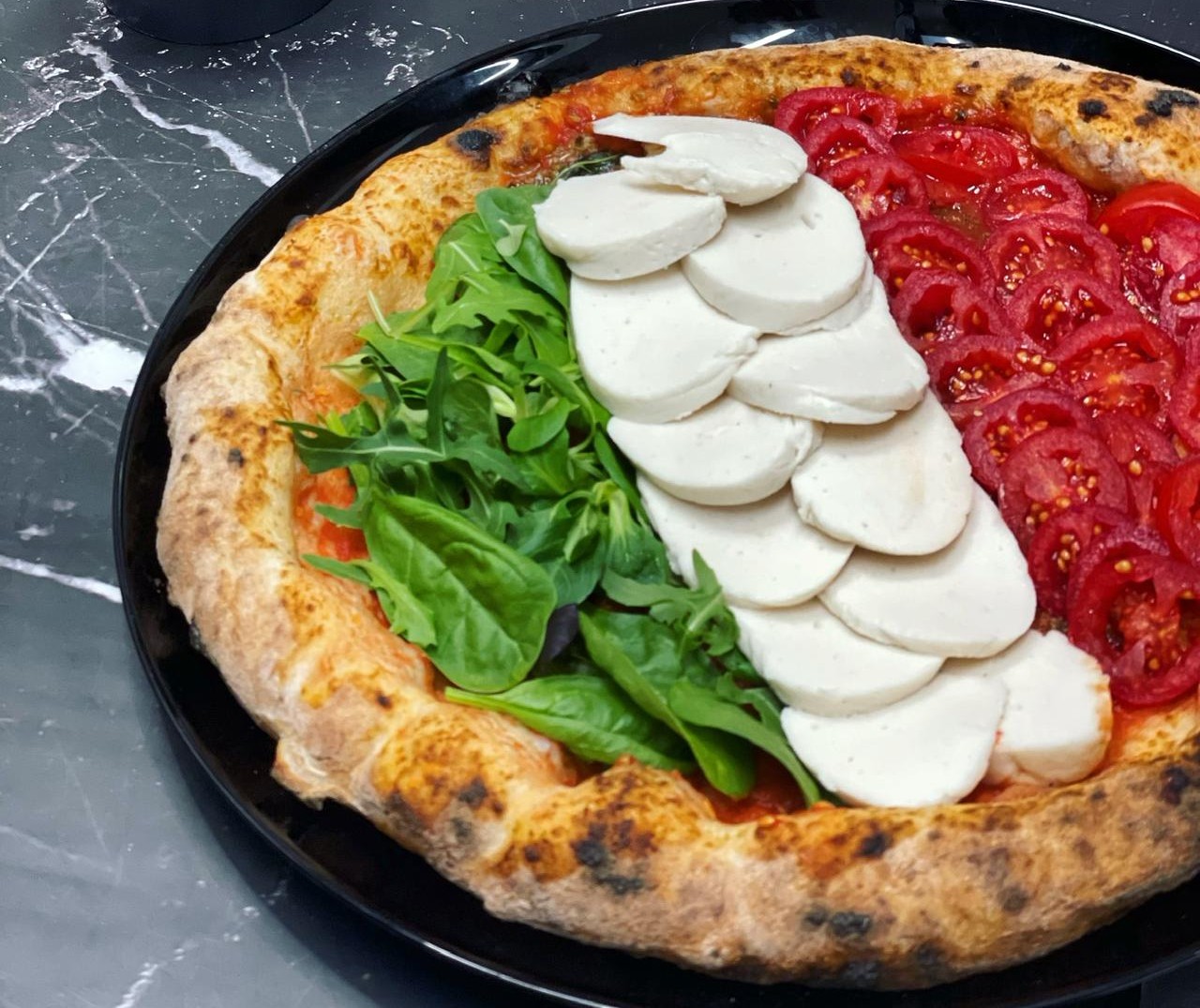 Pizza senza latticini 2